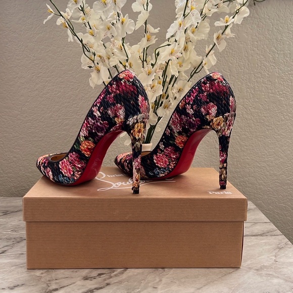 Christian Louboutin Pigalle Follies Multicolor Women's Heels - Picture 10 of 10